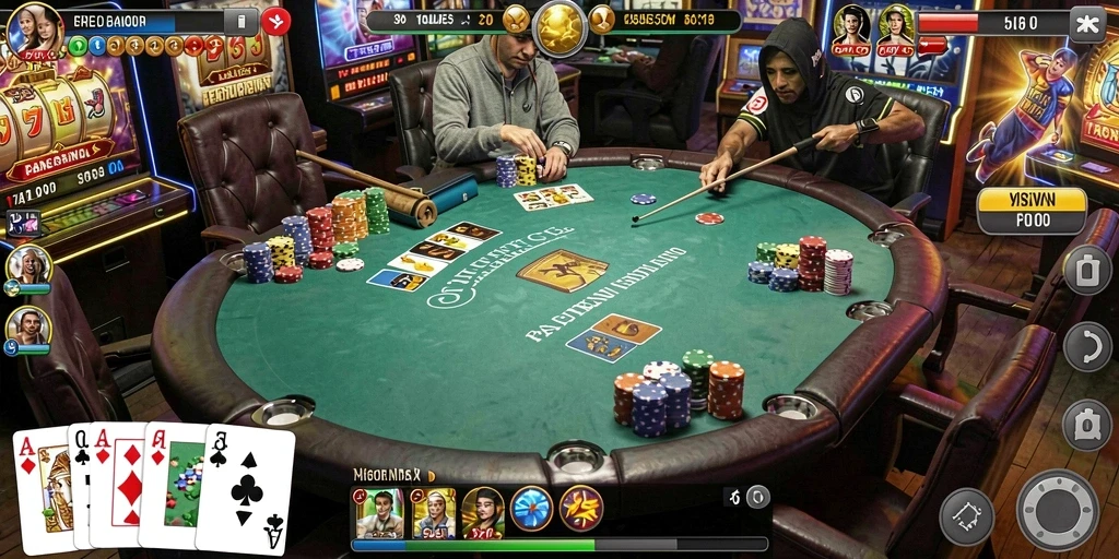 Tangkapan layar menunjukkan gameplay yang mendebarkan.