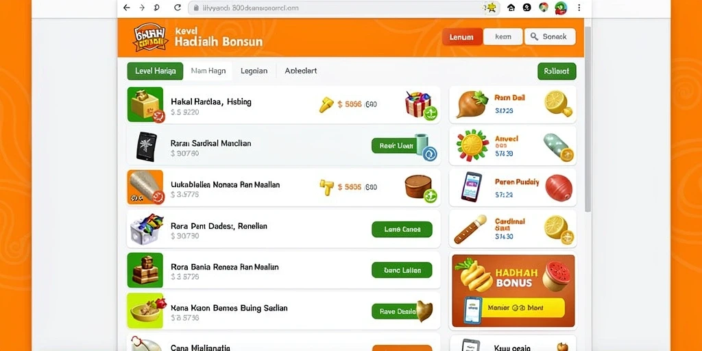 Tampilan antarmuka yang ramah pengguna.