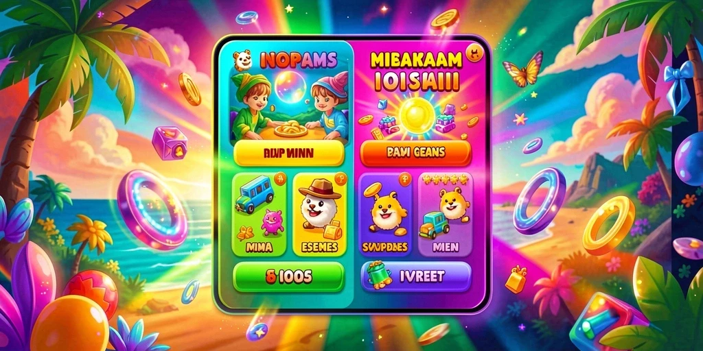 Tampilan menu utama aplikasi 88ID yang menarik.