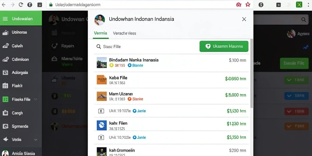 Tampilan utama AMS789 yang menarik dan mudah dinavigasi.