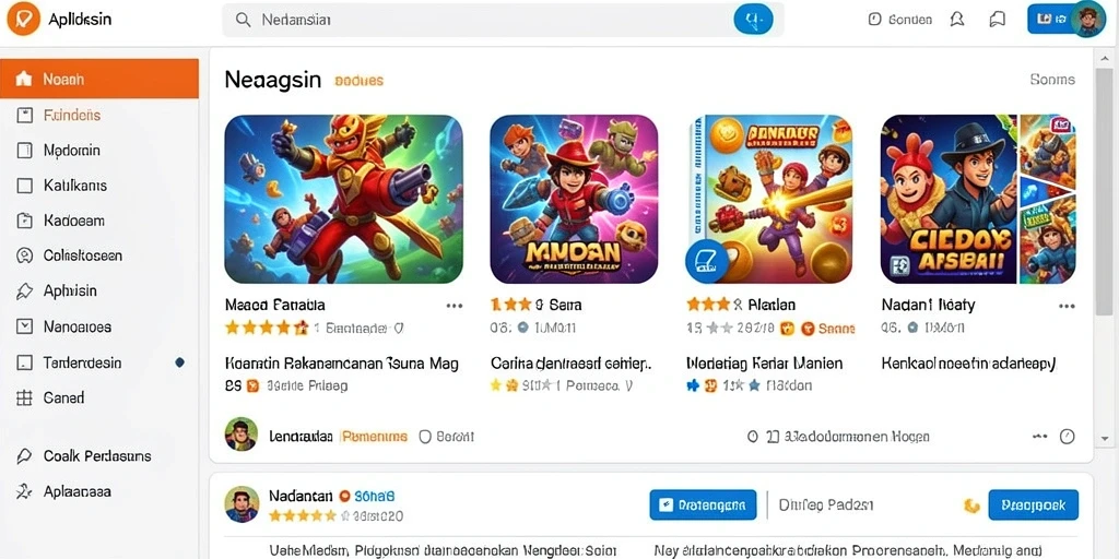Tampilan antarmuka yang user-friendly.