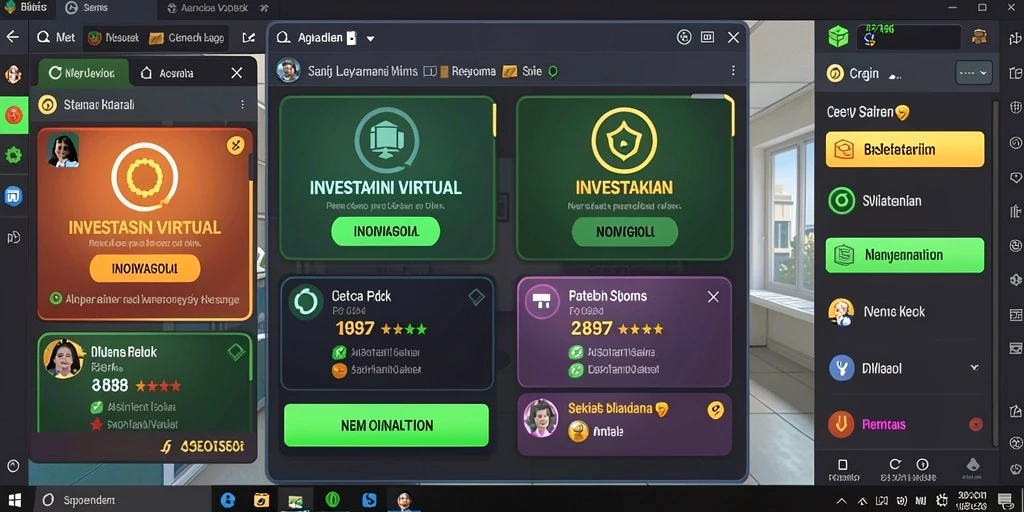 Screenshot menampilkan antarmuka utama game CERITOTO yang menarik.