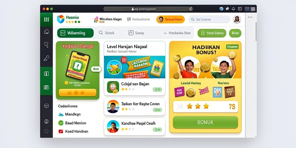 Tampilan antarmuka yang bersih dan mudah digunakan.