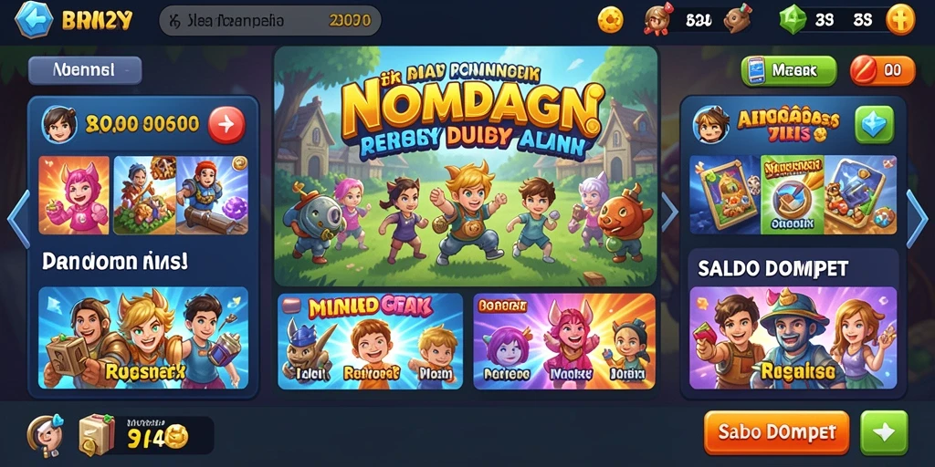 Tampilan antarmuka yang menarik dan modern.