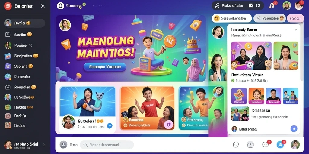 Tampilan antarmuka yang menarik dan user-friendly.