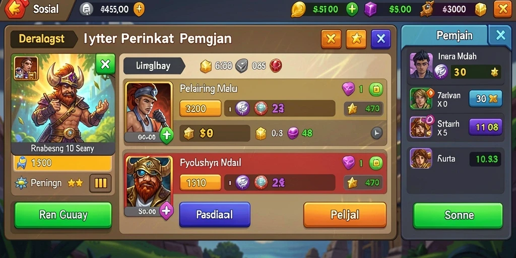 Tampilan antarmuka pengguna yang intuitif dan ramah.