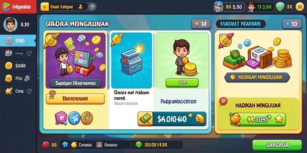 Antarmuka aplikasi yang menarik dan mudah digunakan.