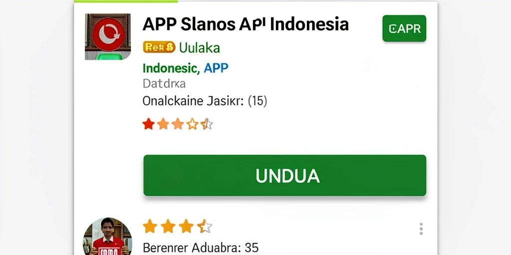 Tampilan antarmuka pengguna yang elegan.
