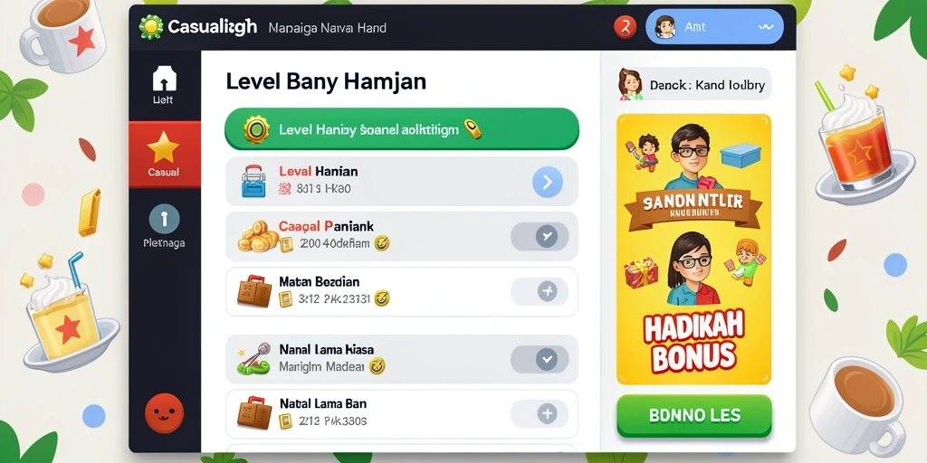 Tampilan grafis menawan di level pertama.