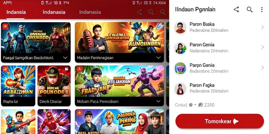 Tampilan antarmuka VC55 yang menarik.